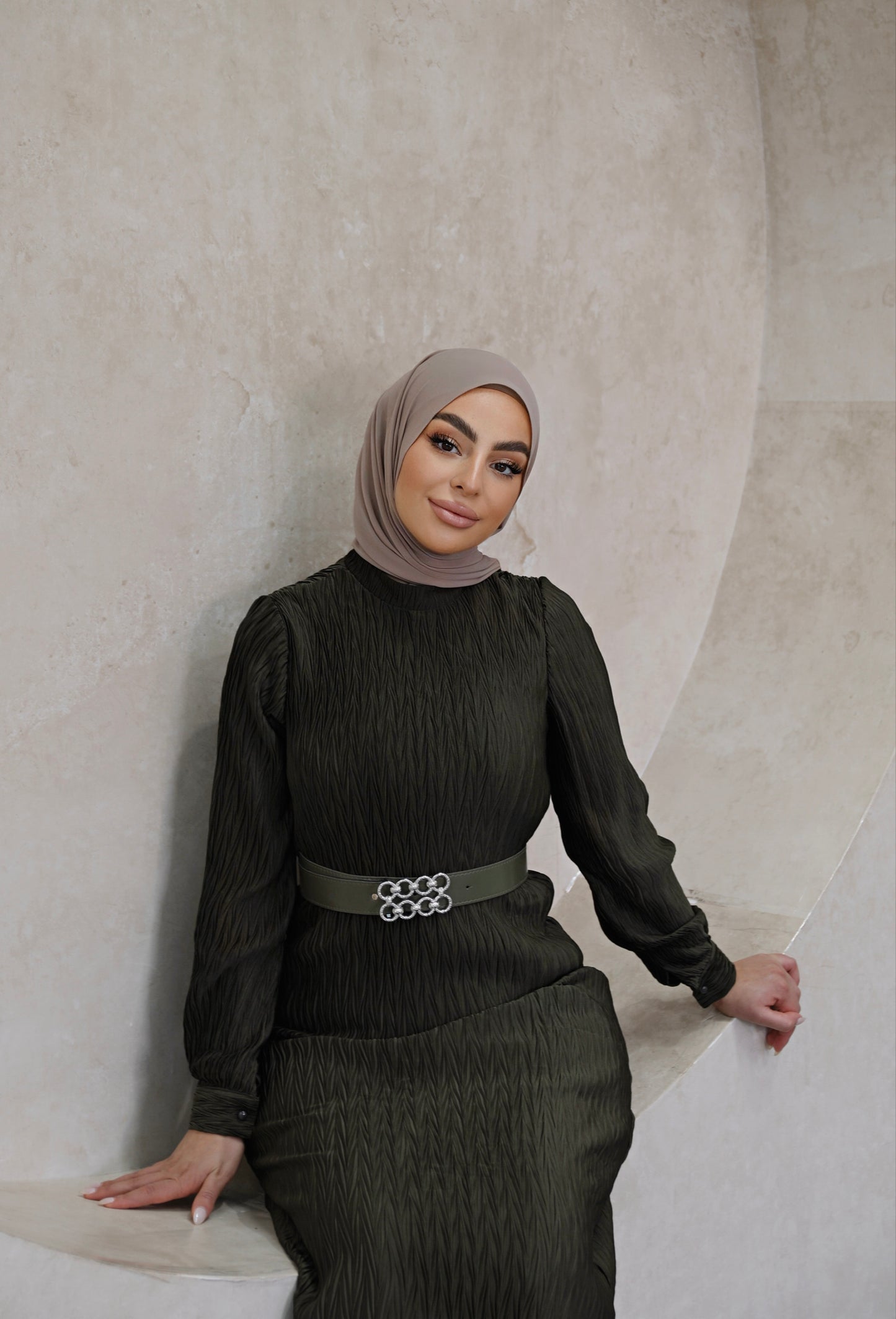 Basma Satin Dress