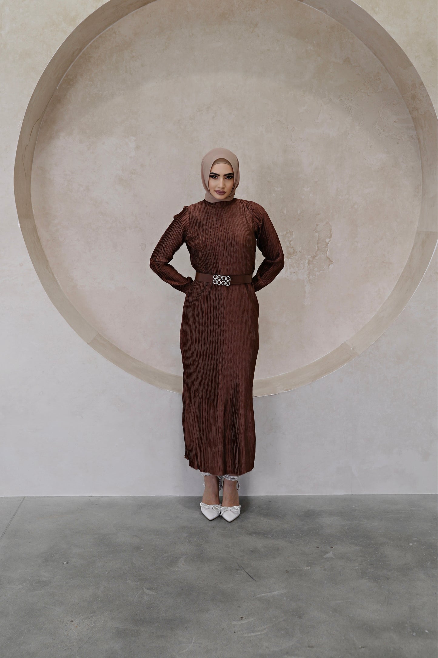 Basma Satin Dress