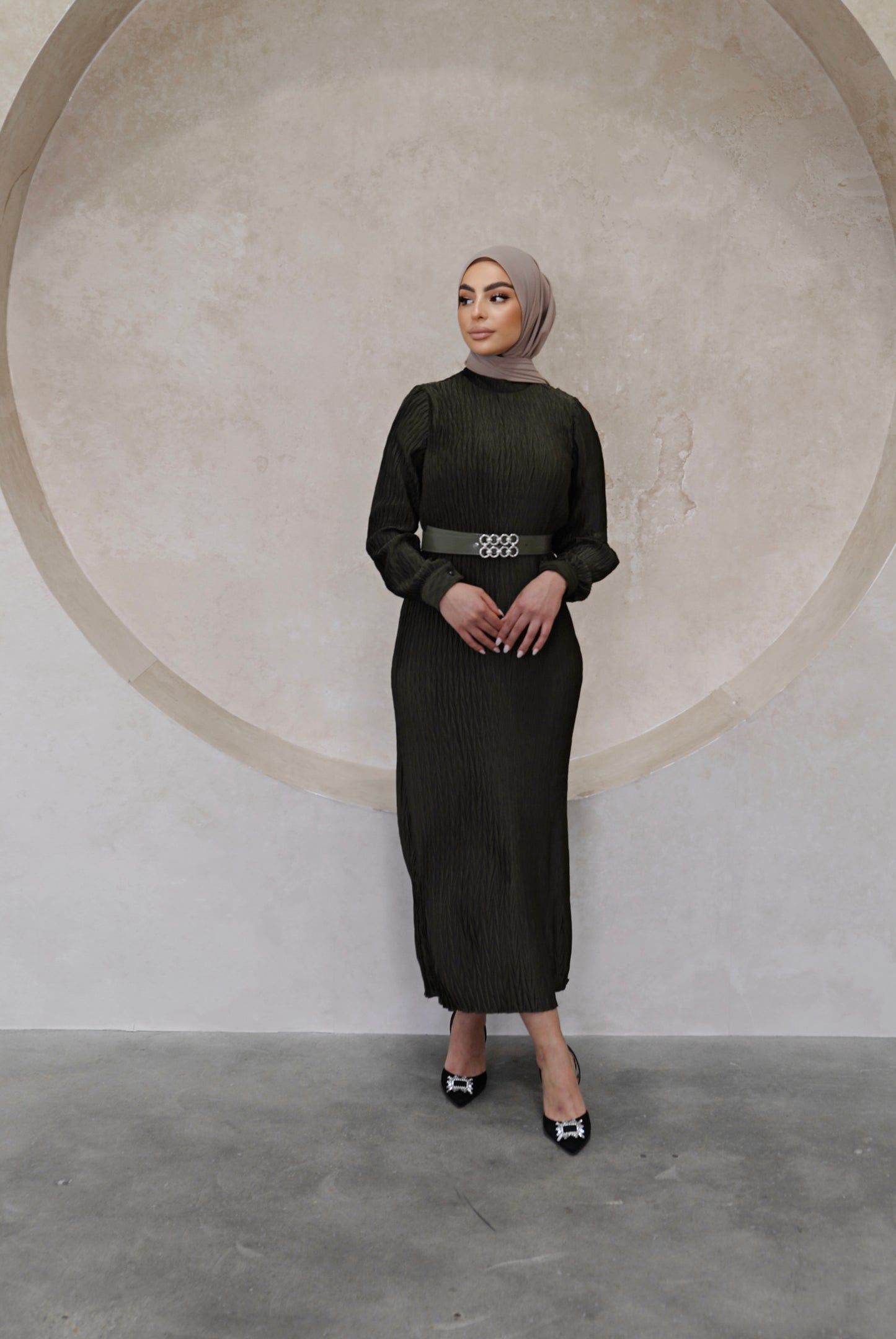 Basma Satin Dress
