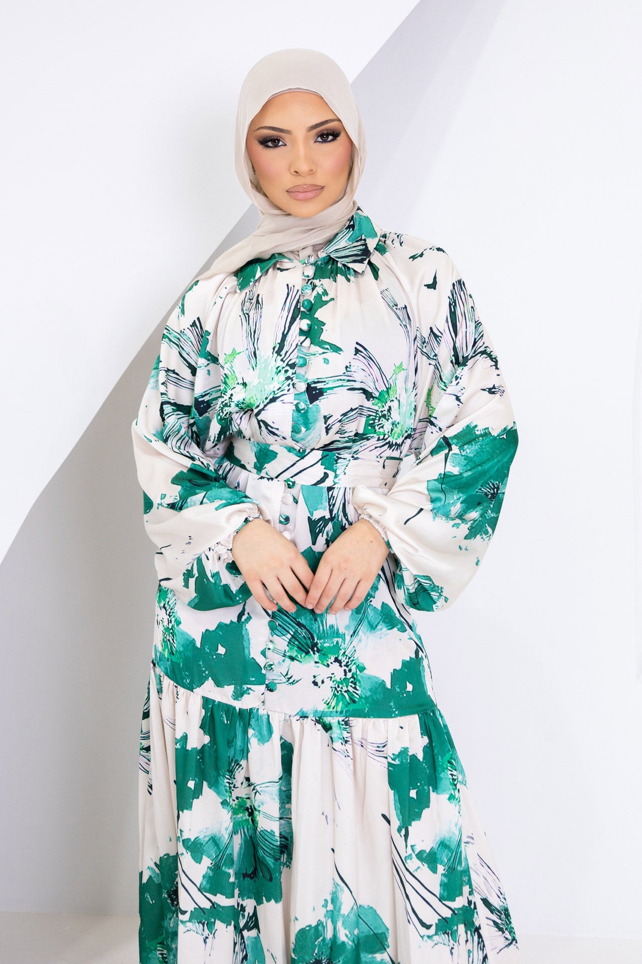 Noor Satin Dress
