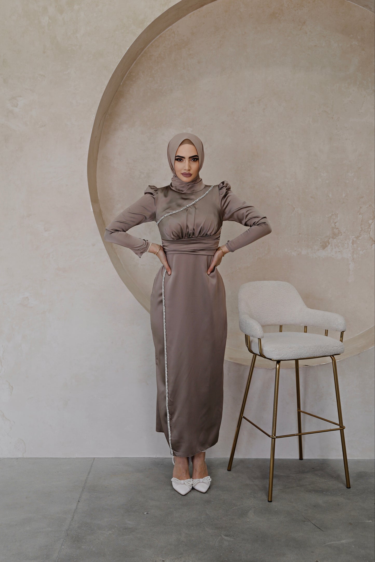 Mia Satin Dress