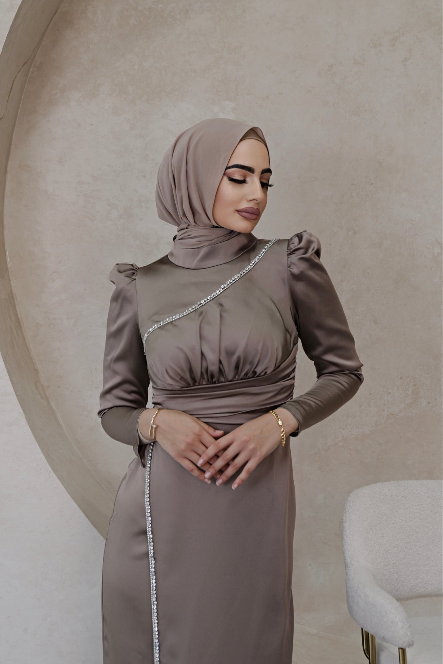 Mia Satin Dress