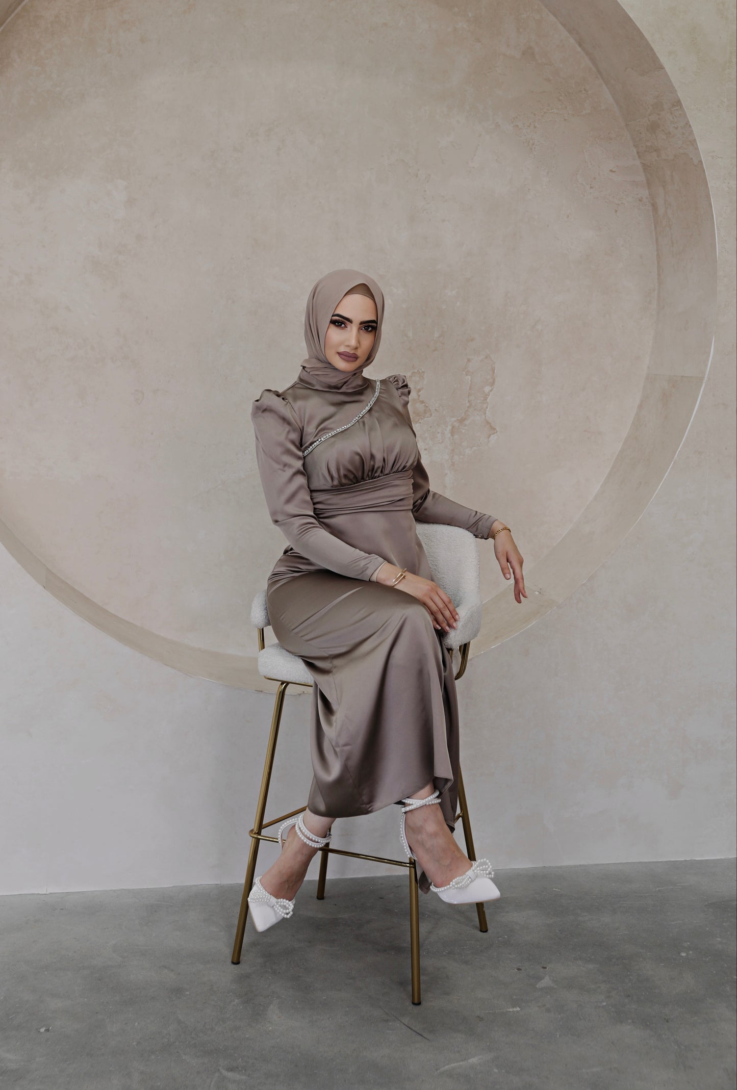 Mia Satin Dress