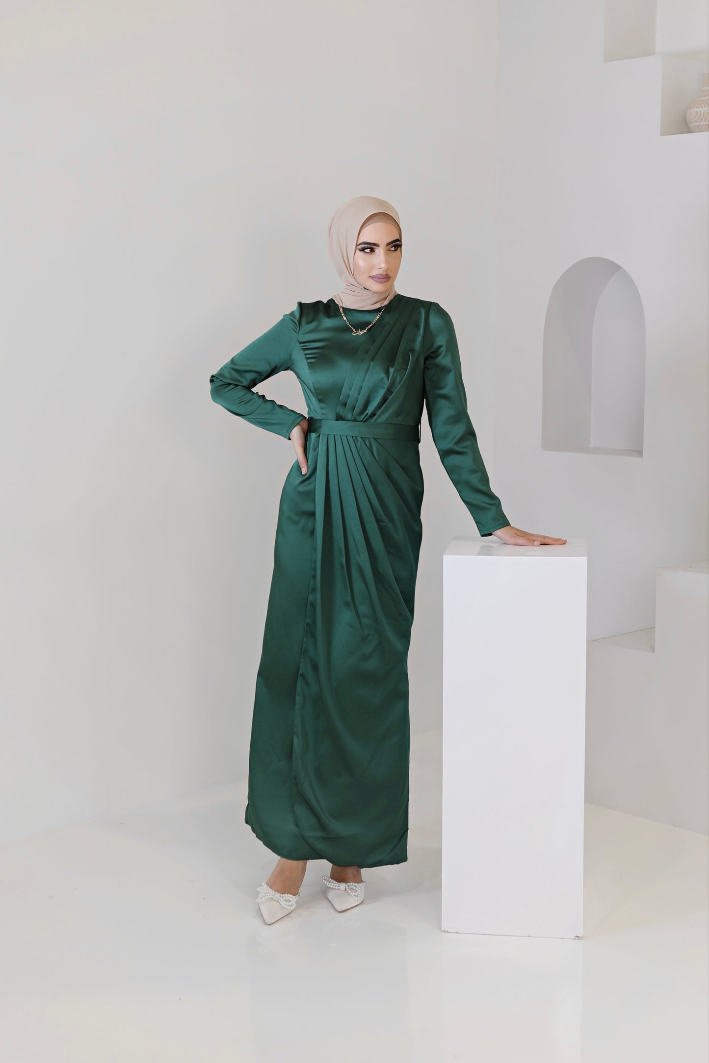 Samar Satin Dress