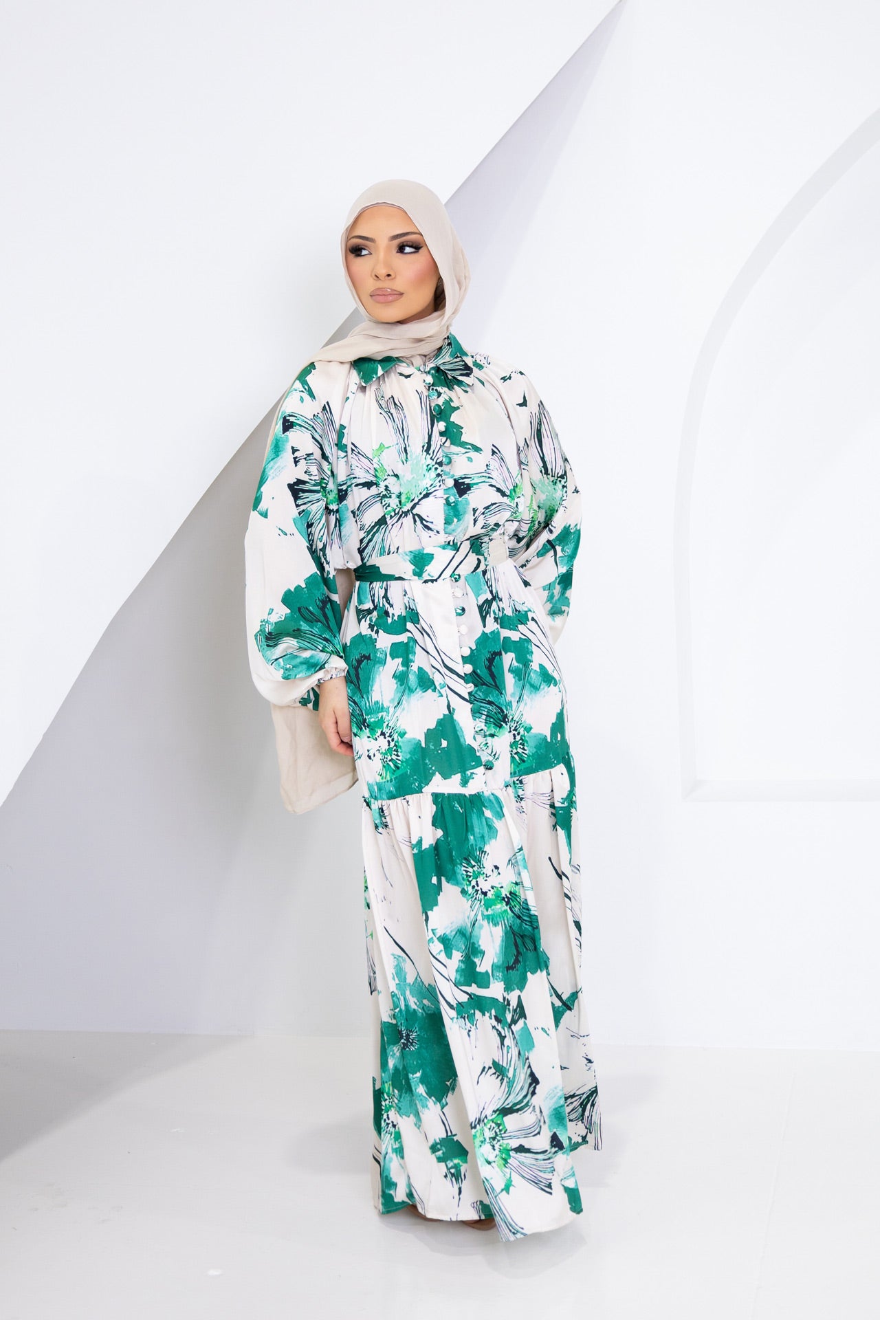Noor Satin Dress