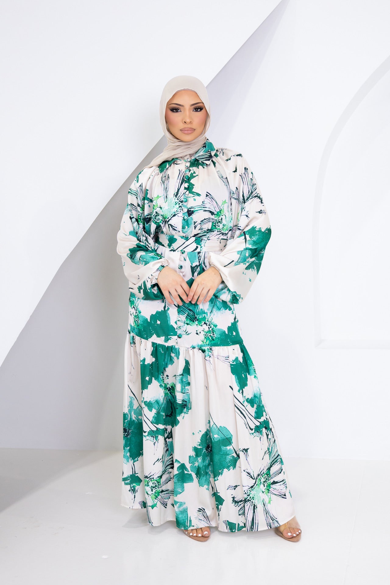 Noor Satin Dress